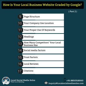 How Is Your Local Business Website Graded by Google Part2